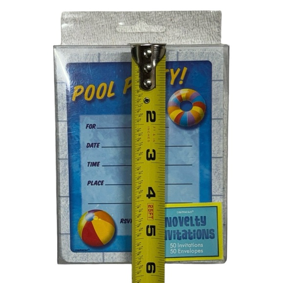 Amscan novelty invitations and envelopes. Set of 50 brand new in package cards! - Picture 6 of 7